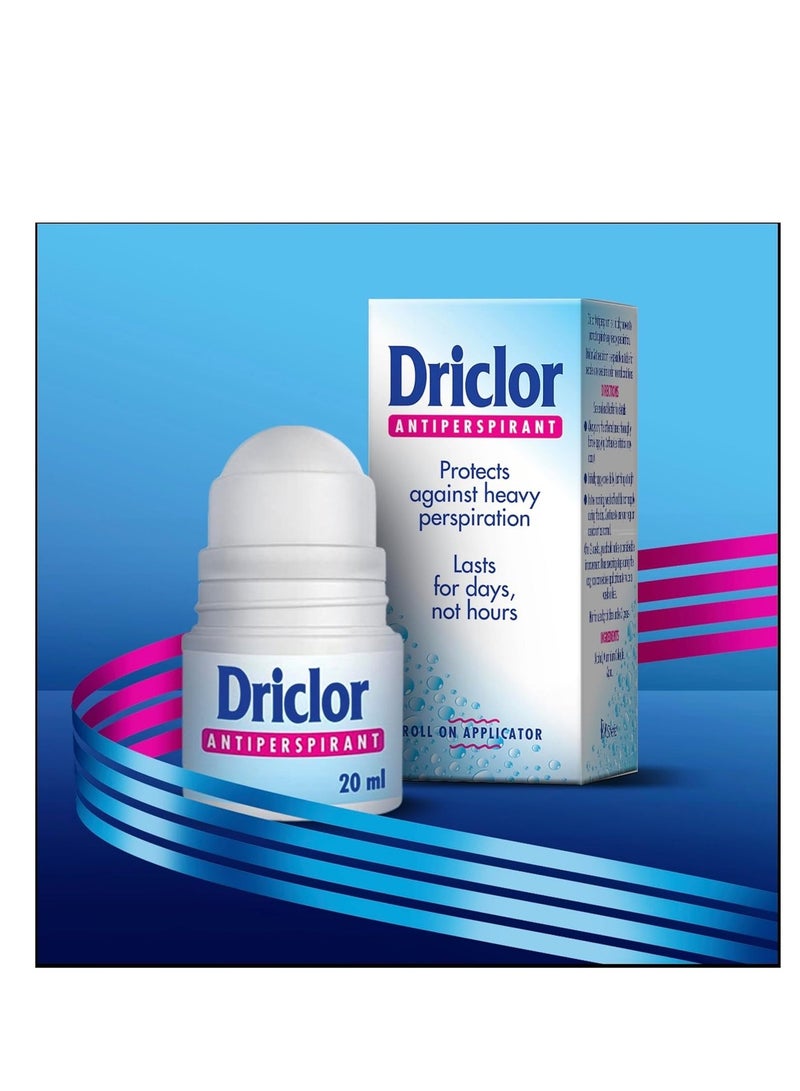 Driclor Antiperspirant Roll On Applicator 20ml - Image 1